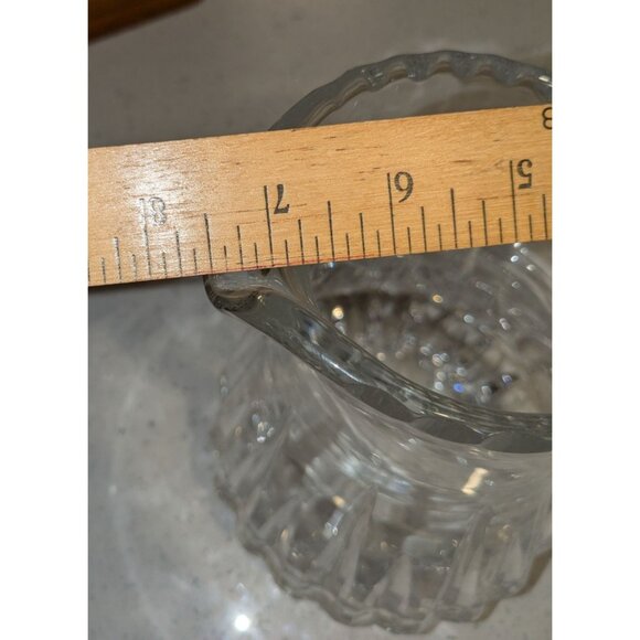 Nachtmann 40 Oz Crystal Pitcher Patrizia Pattern Glass Jug decor - Picture 7 of 14